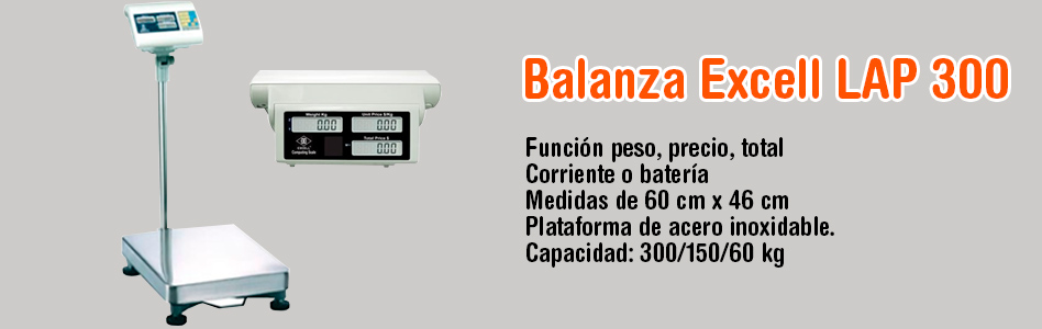 Balanza Digital Excell 300