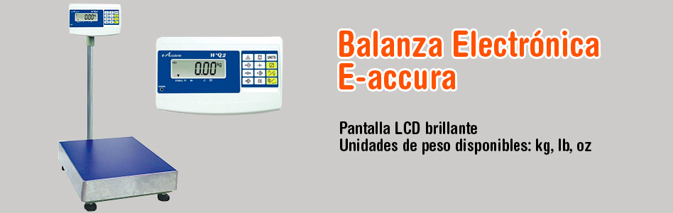 Balanza Electrónica E-Accura